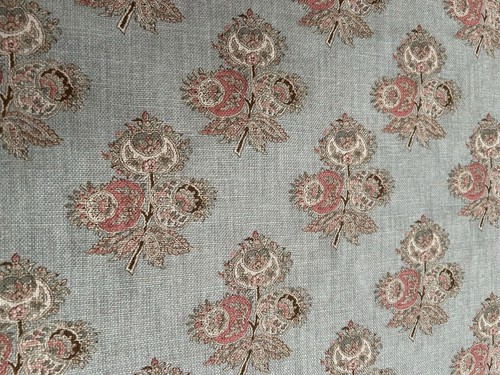 Tessuto paisley papavero - paisley,