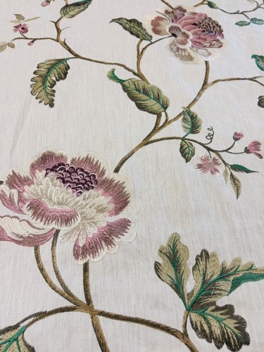Tessuto ricamo floreale - , a