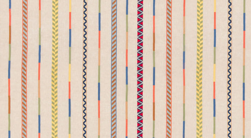Tessuto righe lino - a, di