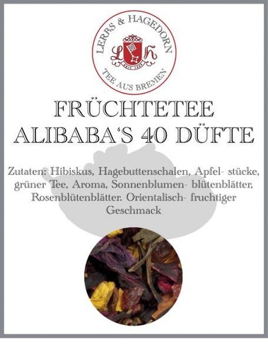 Tè alla frutta alibaba 40 - tè,